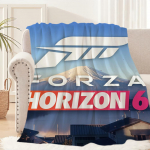F-Forza H-Horizon 6 M&auml;ngu Tekk Tekk Diivanile Sohvale Reisimiseks Kodu Piknikule Flanellist Tekk s&uuml;nnip&auml;evakingitus Soe Mugav 30x40in