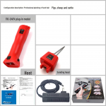 Elektriline linnuliha kitkumismasin : Liitiumaku, Automaatne kana, pardi ja hane jaoks - Euroopa standard