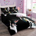 Anime Spy X Family Voodipesu Komplekt Kawaii Loid Forger Anya Tekikate Padjap&uuml;&uuml;ridega T&uuml;drukute Poiste Laste Komplekt Tekikate Komplekt EU Single(135*200cm)3pcs