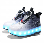 TUINANLE K&otilde;rge kvaliteediga rulluisukingad lastele LED-valgustusega helendavad tossud Laste kahe rattaga kingad poistele ja t&uuml;drukutele USB-laadimisega 29