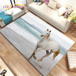 3D Looma Pentium Peen Hobune AlaVaip Suur, Vaip Vaip Elutuppa Magamistuppa Diivani Uksemati Kaunistus, Laste Libisemisvastane P&otilde;randamatt 100x120cm(39x47in)