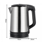1800W 2.3L Kodumaine Automaatne Teekann Kaasaskantav Roostevabast Terasest Veekeetja Suure V&otilde;imsusega Elektrikann