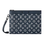 Louis Vuitton Pochette To-Go Monogram Shadow Nahast Crossbody Kott Naiste kotid Tumesinine M83382 Box(Basic Set+Box)