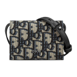 Dior Oblique tikitud klassikaline monogrammiga l&otilde;uendist &otilde;lakott kaardihoidja m&uuml;ndikott mini naiste kotid DENIM-BLUE 2ESBC262YSE-H05E Gift Set(Basic Set+Box+Shopping Bag)