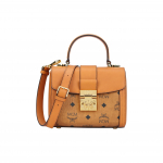 MCM Tracy Visetos Monogram Nahast Karpkott Naiste k&auml;ekotid Pruun Konjak MWEBSXT02CO001 Basic Set (Bag+Dust Bag)
