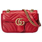 Gucci GG Marmont Matelass&eacute; Mini kott Punane Naiste &Otilde;lakotid 446744-DTDIT-6433 Basic Set (Bag+Dust Bag)