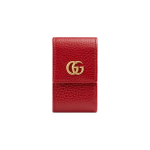 Gucci Marmont Kuldne Logo Nahast V&otilde;tmehoidja Rahakott Naiste Rahakott Punane 523195-CAO0G-6433 Box(Basic Set+Box)