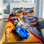 Hot Wheels Autod Tekikott Padjap&uuml;&uuml;r Voodipesukomplekt T&auml;iskasvanu Poiss T&uuml;druk Magamistoa Kaunistus Laste Kingitus &Uuml;he- v&otilde;i Kahekohaline Suur Suurus 135x200cm black