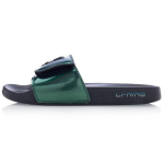 Disney x Li Ning Slip Resistant Abrasion Resistant Slide Slippers Men's Bamboo Leaf Green AGAQ003-4