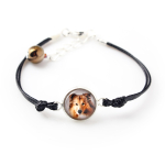 Collie Rough, Long-Haired Collie - bracelet with your photo handmade, unique jewelry from the Art-Dog brand h&otilde;be
