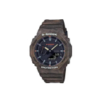 CASIO Meeste vedelkristall/analoog kahekordse n&auml;idikuga seeria Kohvi kell GA-2100FR-5APR GA-2100FR-5APR Coffee