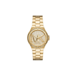MICHAEL KORS Lennox Pav&eacute; Logo Kuldse Tooniga Logo Kell MK7229 MK7229 Single Watch