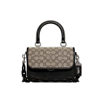 Coach Rogue 22 Klassikaline Monogramm Surunupp-kinnitusega Kangast ja Kindanahast &Otilde;la-Risti-keha-Kott V&auml;ikesed Naiste k&auml;ekotid CA215-LHUW7 Basic Set (Bag+Dust Bag)