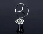 C200 E200 Mercedes Benzi T&auml;hega Kapotile - Embleem Auto Kapoti Esiosa Kroomitud Logo Kapoti T&auml;his Benz C E S Klassi W204 W205 W212 jaoks