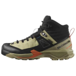 SALOMON Gore-Tex mugavad libisemiskindlad keskmise k&otilde;rgusega matkajalatsid Meestele Matkajalatsid Must Roheline L47686600 40