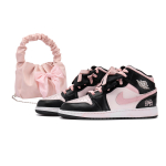 Jordan Air Jordan 1 Madalad Vintage Korvpallijalatsid Naiste Must Roosa DQ8423-701(Team-S-BOX) 38.5