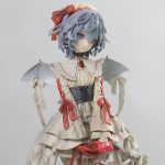 Touhou Project Remilia Scarlet Anime Mudel L&uuml;hikeste Juustega Vampiirit&uuml;druk Kuju Kogutav Laua Kaunistus Mudel M&auml;nguasi Otaku F&auml;nnidele about 27cm helepunane