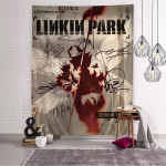 Limp Bizkit B&auml;ndi Multikakujuline Seinavaip Boheemlaslik Seinakatted Mandala Seinakate 150x100cm(60x40in)