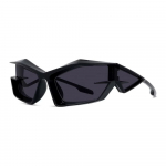 Givenchy Logo Peegeldavad Ebakorrap&auml;rase Kujuga P&auml;ikeseprillid Naiste p&auml;ikeseprillid Mustad GV40049U6901A 69,Black