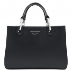 Emporio Armani MyEA Logoga Nahast T&otilde;mblukuga K&auml;ekott Naiste T&otilde;mblukuga K&auml;ekotid Must EW000361-AF18673-UC001 Basic Set (Bag+Dust Bag)