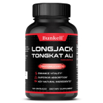 Longjack Tongkat Ali ekstrakt 500 mg Toidulisand, 120 kapslit pudelis 120 Capsules black