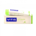 Ortodontiline hambapasta - Vitis - 100 ML - &Otilde;una-m&uuml;ndi maitse - S&auml;ilitusaineteta - T&auml;iskasvanutele pruun