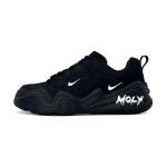 Nike Tech Hera Night Kiss Wear resistant And Lightweight Low top Casual Shoes Unisex Black White FJ9532-101(Team1047-) 42.5 black