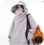 S&uuml;gisene &uuml;hev&auml;rviline ninjakaelusega kapuutsiga dressipluus meestele Y2K Vintage fliisist dressipluusid Hip Hop Jaapani t&auml;navamood &Uuml;lem&otilde;&otilde;duline kapuutsiga dressipluus M