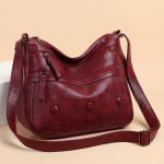 Naiste Crossbody kotid Mood PU nahast mitmekihilised k&auml;ekotid emale vabaaja &uuml;hev&auml;rvilised naiste &otilde;lakotid k&auml;ekotid punane