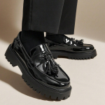Moodsad Tutiga Paksude Taldadega Nahast Meeste Kingad Slip-On Loaferid &Auml;ri-Kleitkingad H&auml;rrasmehele L&auml;ikivad Formaalne Peo Valged Kingad 38