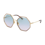 Chloe Chic Klassikaline T&auml;navastiil Mitmek&uuml;lgsed P&auml;ikeseprillid Naiste p&auml;ikeseprillid Kuldne CH0046S-002 Gold,58