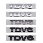 3D ABS Kroommustad T&auml;hed SDV6 SDV8 TDV6 TDV8 Logo Auto Tagaluugi Embleem M&auml;rgid Kleebised Range Rover Sport Tarvikutele Chrome Silver