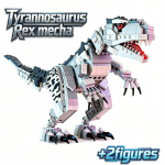 38cm Tyrannosaurus Rex Mecha Dinosauruste Maailm Dinosauruste Ehitusklotsid Loomade Ehitusklotsid Laste M&auml;nguasjad J&otilde;ulukingitus
