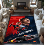 Max Verstappen Kristall Samet Vaip Pehme Anti?Libisemisvastane p&otilde;randamatt Mugav Kodu Elutuba Magamistuba Dekoor Vaip 150cmx200cm