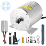 VEVOR 3000W Harjadeta Alalisvoolumootori Komplekt - 72V 4900 p/min Mootor Uuendatud Kiirusregulaatori ja Gaasik&auml;epideme Komplektiga Kardidele E-rattale Mootorrattale 13.4 x 10.7 x 11.2 cm
