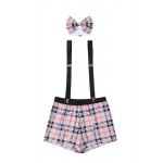 Meeste sensuaalne kost&uuml;&uuml;mikomplekt Pol&uuml;esterkangas rollim&auml;nguks Tulet&otilde;rjuja teemaline vormiriietus C,XL black