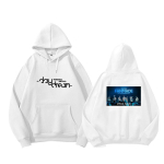 ENHYPEN Romance Untold Daydream Huppar Kpop Kaup Graafilise Tr&uuml;kiga Dressipluus Unisex Vabaaja Pullover Streetwear Topid (Kerge stiil kevadeks ja s&uuml;giseks) M white
