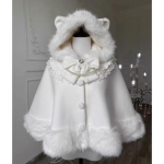Talvine Jaapani Kawaii Magus Lolita stiilis keepmant Naistele Y2k Esteetiline Armas &Uuml;ler&otilde;ivas Topp Harajuku Vintage Vabaaja Huppari Komplektid L valge