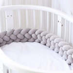 4-haruline pehme s&otilde;lme padi dekoratiivne beebi voodipesu, p&otilde;imitud v&otilde;revoodi, kokkup&otilde;rkevastane kaitseraua padi 2.2 m