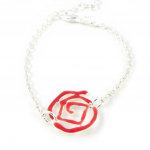 NOA [H4778] - Bracelet Cr&eacute;ateur 'Les Acidul&eacute;s' rouge punane