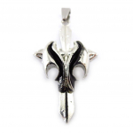 Les Tr&eacute;sors De Lily [J6296] &ndash; h&otilde;be-must  Gothic Cross  terasest ripats h&otilde;be
