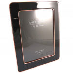 Les Tr&eacute;sors De Lily [N9589] - Cadre Photo 'Design' noir dor&eacute; ros&eacute; (13x18 cm) must