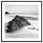 Les Tr&eacute;sors De Lily [Q7662] - Cadre verre 'Noir & Blanc' (r&eacute;cif nature) - 45x45 cm valge