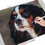 T&auml;ispuurimise teemantmaal Ristpistes Loomade teemanttikandid K&auml;sit&ouml;&ouml; 20X30CM