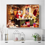 Teemantmaal 5d t&auml;isruudu puur Teemanttikandi m&uuml;&uuml;k Maastiku mosaiikpilt Seinakunsti sisekujundus koduks Full Round (20X30CM)