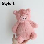 25cm Multifilm Koala Nukk Pl&uuml;&uuml;sm&auml;nguasi Paks P&otilde;rsas J&auml;nes Pingviin Ahv Pl&uuml;&uuml;sid Armas Pehme T&auml;idisega Loom Rahustavad Kingitused Lapsele T&uuml;drukule Style 1