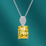 BELLA BOX temperamentne ruudukujuline ripats kaelakee mitmev&auml;rviline mood pulmakihlus ehted sinine