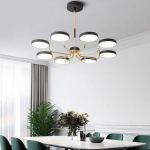 P&otilde;hjamaade minimalistlik koduvalgusti S&ouml;&ouml;gitoa lamp Elutoa lamp Loov isikup&auml;ra Magamistoa Lamp Valgus Luksuslamp 8 heads hall