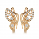 Kinel Butterfly Drop K&otilde;rvar&otilde;ngad Naistele Rose Gold Color Daily Fine Jewelry roosa kuldne v&auml;rv