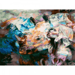 5D DIY t&auml;ispuur Teemantmaaling Naine Ristpistes Teemantmosaiik Hundikividest Piltkink naistele Full Round 20x25CM